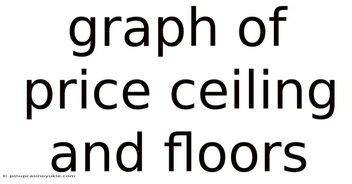 Graph Of Price Ceiling And Floors