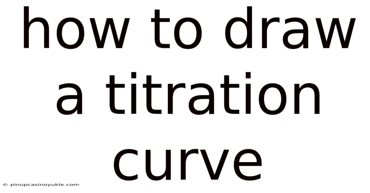 How To Draw A Titration Curve