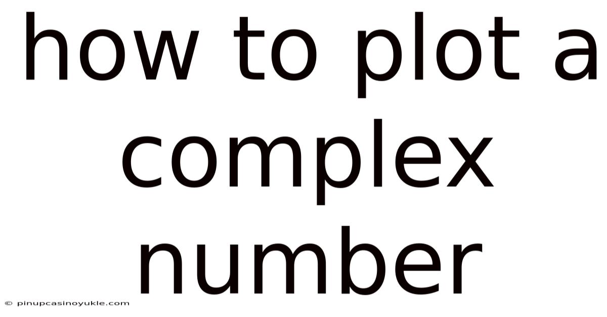 How To Plot A Complex Number