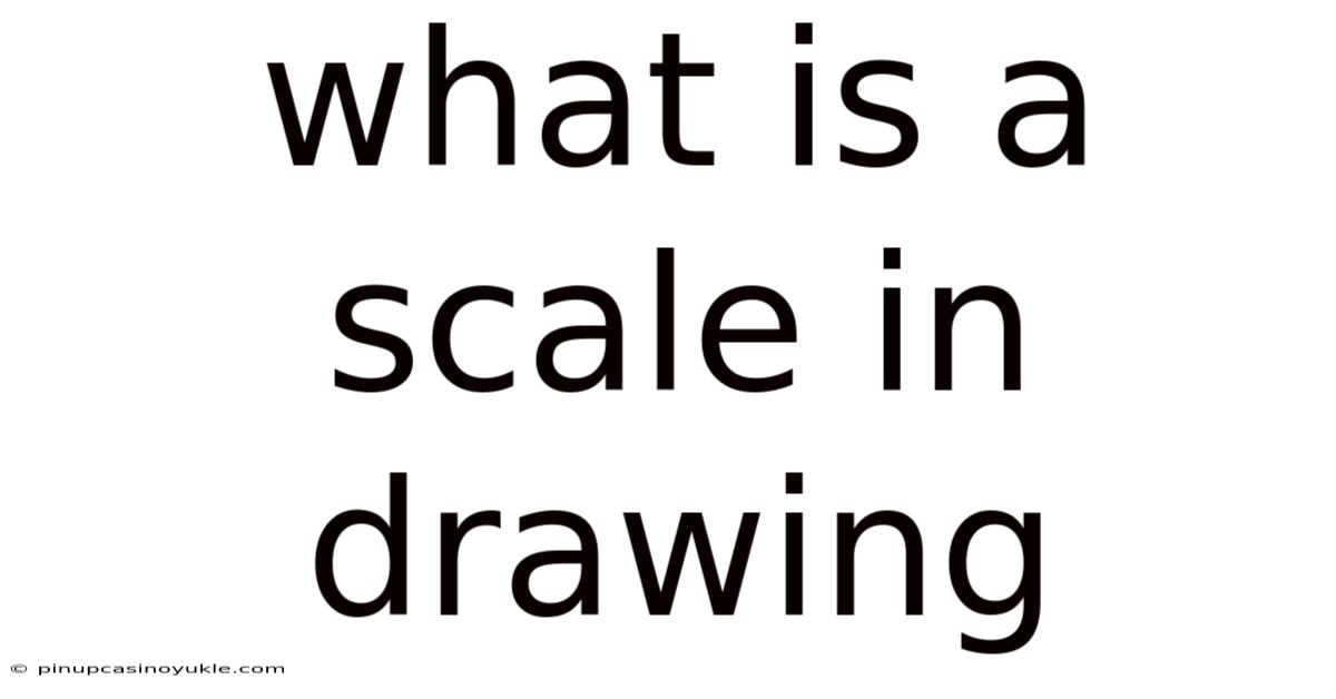 What Is A Scale In Drawing