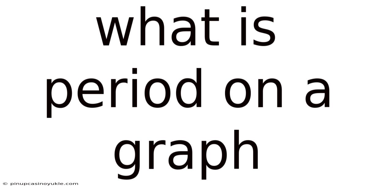 What Is Period On A Graph