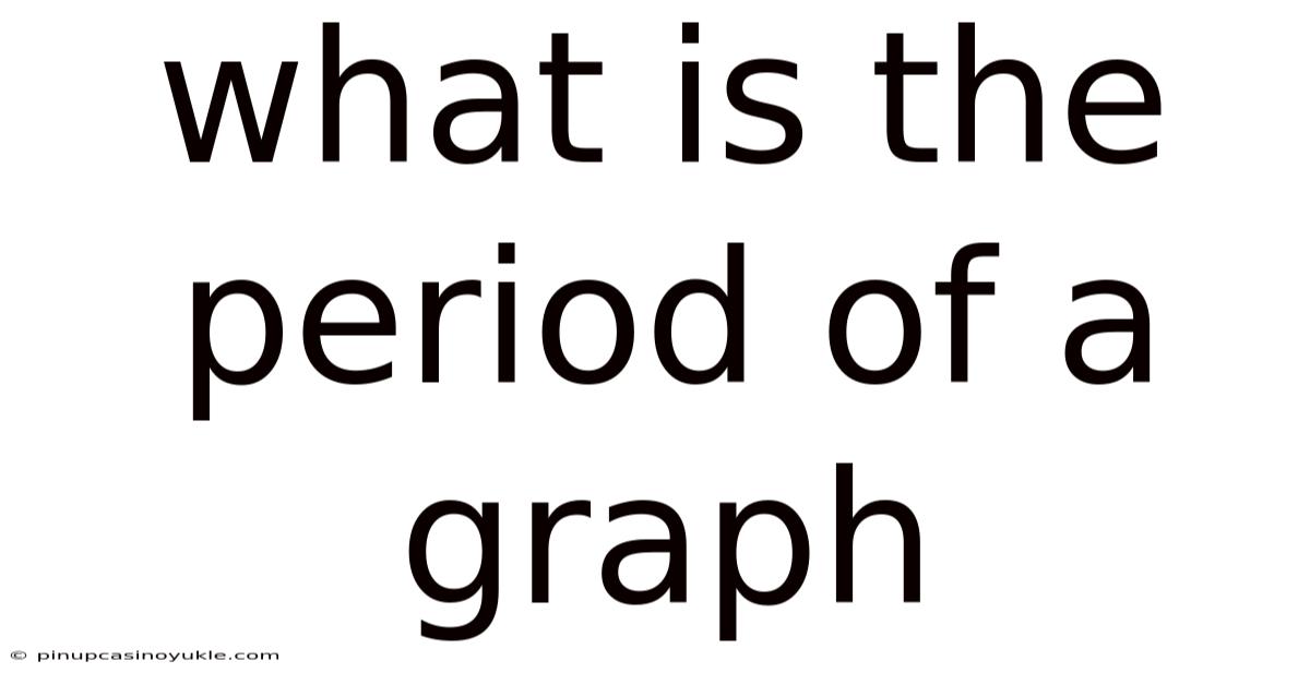 What Is The Period Of A Graph