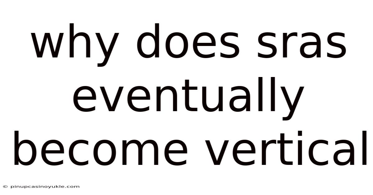 Why Does Sras Eventually Become Vertical